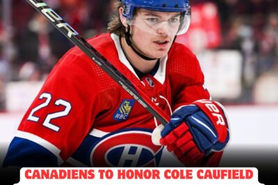 SHOCKWAVES In MONTREAL As CANADIENS Prepare UNPRECEDENTED Tribute For COLE CAUFIELD — Sources Reveal Plans For Jaw-Dropping AWARD Presentation And A Once-In-A-Lifetime Celebration At The BELL CENTRE! Fans Brace For TEARS, SURPRISES, And A Moment That Could Redefine The Future Of The Franchise — CAUFIELD’s Night To Become LEGENDARY!