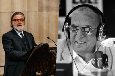 RUSSELL CROWE STUNS MOURNERS: Legendary Radio Icon John Laws Gets Powerful Final Send-Off