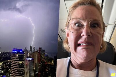 Julia Morris Reveals ‘Massive Flash’ as Qantas Flight Survives Lightning Strike—Airline Praised