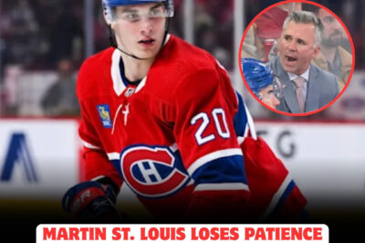 MARTIN ST. LOUIS EXPLODES in locker room after 5-1 humiliation by Kings—Juraj Slafkovsky faces PUBLIC REBUKE as Canadiens coach reaches BREAKING POINT, sparking PANIC and speculation about the young star’s future in Montreal amid whispers of a DRAMATIC shakeup!