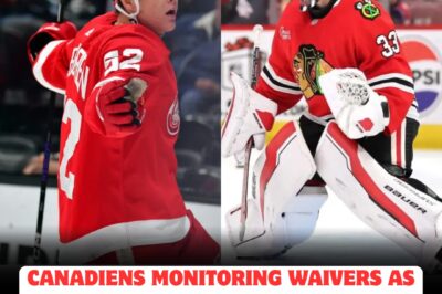 Unbelievable Waiver DRAMA: Canadiens Closely WATCH As Three Players, Including A HIGH-PROFILE Goalie, Hit The Market—Rumors Of A GAME-CHANGING Acquisition SPREAD Like Wildfire, Leaving Fans On Edge And Rivals Fearing A MASSIVE Shift In Montreal’s Season Trajectory.