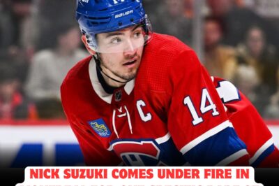Montreal ERUPTS with outrage as Nick Suzuki’s performance comes under FIRE for one controversial flaw! The hockey world is buzzing with DRAMA and speculation—will this shocking criticism force the Canadiens to rethink their leadership or spark a dramatic turnaround for Suzuki’s career?