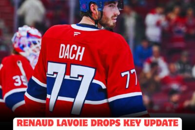 Breaking News: Renaud Lavoie DROPS BOMBSHELL Update On Kirby Dach’s Shocking Return—Possible Timeline SHIFT Sends Canadiens Fans Into FRENZY As Speculation SURGES About Star Player’s MIRACULOUS Comeback And The Massive Impact It Could Have On Montreal’s Playoff Dreams.