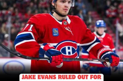 DISASTER STRIKES: Jake Evans SUFFERS DEVASTATING LOWER-BODY INJURY, ruled out for the REST OF THE GAME—fans left in SHOCK as canadiens face a CRISIS that could threaten their entire SEASON and change the fate of the team FOREVER!