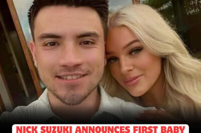 Nick Suzuki “STUNS” fans with “SURPRISE ANNOUNCEMENT”—reveals he and wife Caitlin are “EXPECTING FIRST BABY” and confirms the gender in an “EMOTIONAL REVELATION” that has “SET SOCIAL MEDIA ON FIRE,” sending shockwaves through the hockey world and leaving everyone desperate for more details.