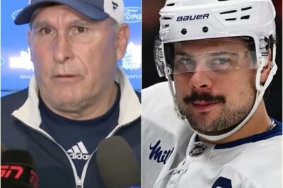 Auston Matthews and Leafs coach Craig Berube in “EXPLOSIVE” conflict—rumors swirl of a SECRET RIFT threatening to TEAR APART Toronto’s playoff dreams! Insiders say the superstar and coach are “NO LONGER SEEING EYE TO EYE,” sparking panic among fans and fears of a SHOCKING team shakeup.