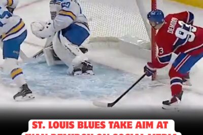 Social Media ERUPTS: St. Louis Blues launch a SAVAGE attack on Ivan Demidov after their victory over the Canadiens! Fans are SHOCKED by the intensity of the trolling—could this online feud spark a heated rivalry and push Demidov to deliver a jaw-dropping response in the next matchup?