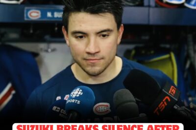 Nick Suzuki drops a Subtle Bombshell after Canadiens’ Humiliating defeat to Lightning, hinting at Major Goaltending Problems! Montreal’s Locker Room Turmoil Intensifies as Suzuki’s Cryptic Comments Spark Panic and Speculation—will this SHOCKING revelation trigger a Goalie Shake-Up or plunge the Habs into Unprecedented CHAOS?