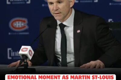 Martin St-Louis BREAKS DOWN in TEARS at press conference, revealing HEARTBREAKING tragedy linked to his son—NHL world STUNNED as Canadiens coach shares raw emotion and personal pain, leaving fans SHAKEN and demanding answers about the SHOCKING event that has rocked the hockey community to its core.