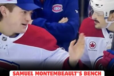 SHOCKING BENCH DRAMA AS SAMUEL MONTEMBEAULT MAKES UNEXPECTED GESTURE DURING JACOB FOWLER’S GAME—FANS IN UPROAR, TEAM CHEMISTRY IN JEOPARDY, AND NHL INSIDERS SPECULATE THIS CONTROVERSIAL MOMENT COULD IGNITE A MASSIVE RIFT WITHIN THE CANADIENS LOCKER ROOM!