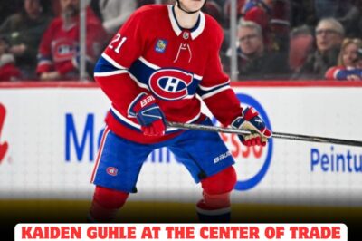 Kaiden Guhle SHOCKS the hockey world as BLOCKBUSTER trade rumors ERUPT—insiders reveal SECRET negotiations that could send the Canadiens’ rising star to a hated rival in a DEAL so STUNNING it threatens to SHAKE the entire NHL to its core!