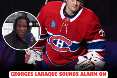 SAMUEL MONTEMBEAULT IN DANGER AS GEORGES LARAQUE ISSUES SHOCKING ALERT—CANADIENS’ TOP GOALTENDER COULD BE WAIVED ANY DAY NOW, IGNITING FURY AMONG FANS AND RAISING QUESTIONS ABOUT A DRAMATIC POWER STRUGGLE INSIDE THE ORGANIZATION THAT NOBODY SAW COMING!