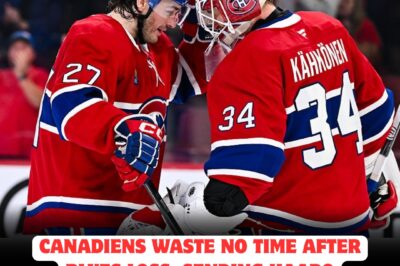 CANADIENS STUN FANS WITH BOLD MOVE: After a HEARTBREAKING loss to the Blues, Montreal wastes NO TIME and SHOCKS the hockey world by DEMOTING Kaapo Kahkonen to Laval, leaving everyone questioning the team’s future and sparking WILD speculation about a possible shake-up in the goalie lineup!