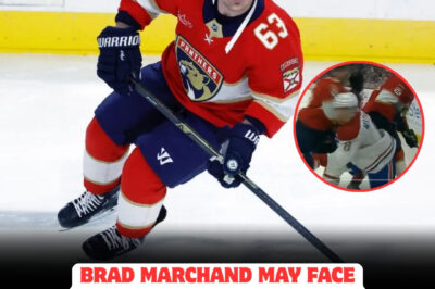 MARCHAND MAYHEM: Hockey world in UPROAR as Boston’s BAD BOY faces potential BAN for BRUTAL hit on Matheson! Outrage ERUPTS across the NHL, with calls for a RECORD-BREAKING punishment that could change Marchand’s career—and the fate of the Bruins—FOREVER!