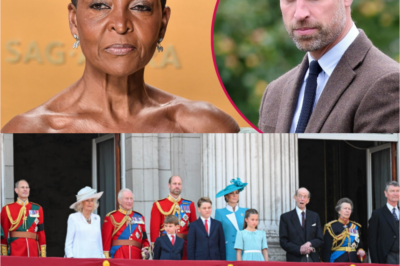 BRIDGERTON’S QUEEN IN REAL LIFE! Adjoa Andoh Collects MBE from Prince William in Royal Triumph – “Years After Her Iconic Balcony Roast!” Fans Cheer: “She’s Truly Royalty Now!”