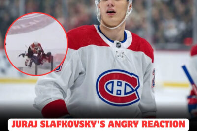 SHOCKING scenes as Juraj Slafkovsky unleashes “RAGE” at Engstrom for his “RECKLESS” rookie error—teammates and coaches left STUNNED by the confrontation! Debate ERUPTS over Slafkovsky’s leadership style, with experts fearing this dramatic incident could spark “UNPRECEDENTED TURMOIL” for the Canadiens in their crucial playoff push.