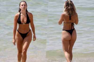 YOU WON’T BELIEVE! This Love Island Australia Bombshell Strips Down to a Jaw-Dropping Black Bikini at Sydney’s Shark Beach – Figure Goals Gone Wild!