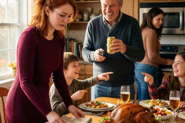 While I was setting the table at thanksgiving, my dad posted a video o...
